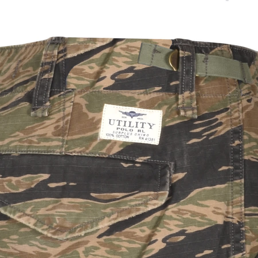 Alternative Image for ProductRalph Lauren Washed Cotton Cargo Shorts Khaki3